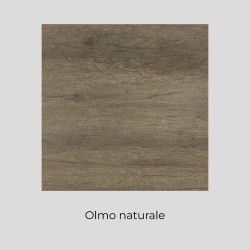 IRON WOOD 105 - STRUTTURA IN FERRO CM 105 + MOBILE CON CASSETTO APERTURA PUSH CM 100 + TOP CM 100 P/LAVABO - 7